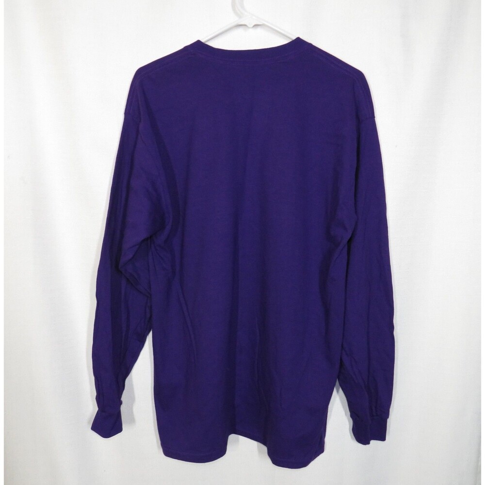 The Beatles Purple Cotton Long Sleeve Band Tee Unisex Adult Size Large - Picture 4 of 5